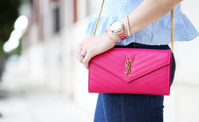 Pink YSL Bag